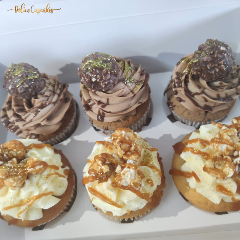 Coffret Délice du jour de 6 Cupcakes