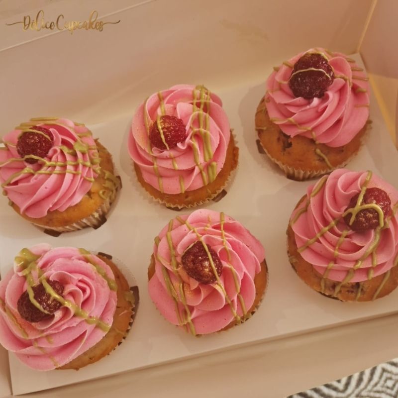 Mini Cupcake Framboise/ Pistache à partir de