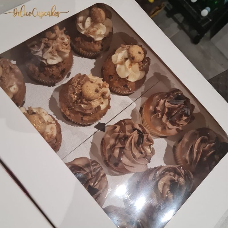 Coffret Délice de 12 Cupcakes Moyen au choix