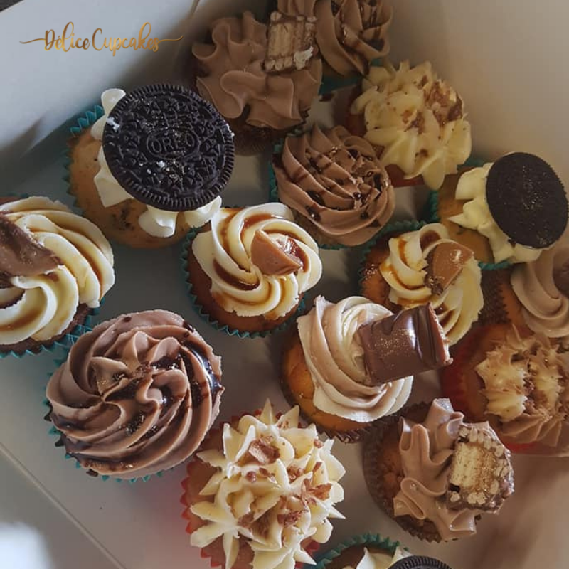 Coffret Délice de 12 Cupcakes Moyen au choix