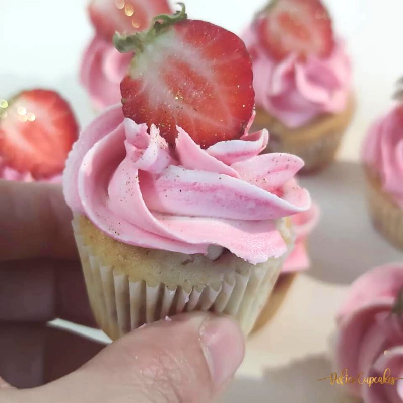 Mini Cupcake fraises à partir de