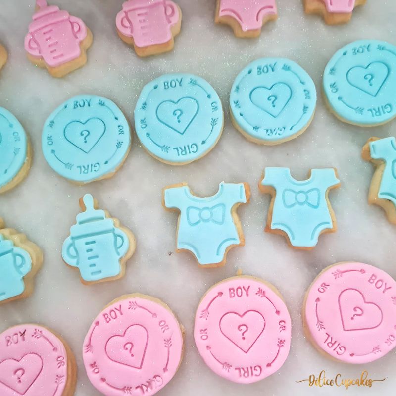 Biscuits personnalisés Thème Bébé/Baby Shower/ Gender Reveal à partir de