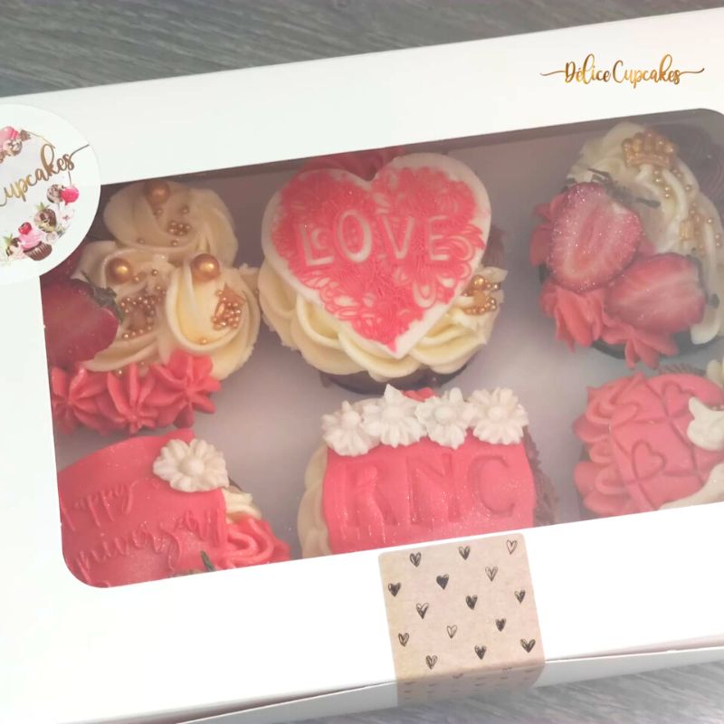 Cupcakes thème Fleurs/Anniversaire/Mariage... à partir de