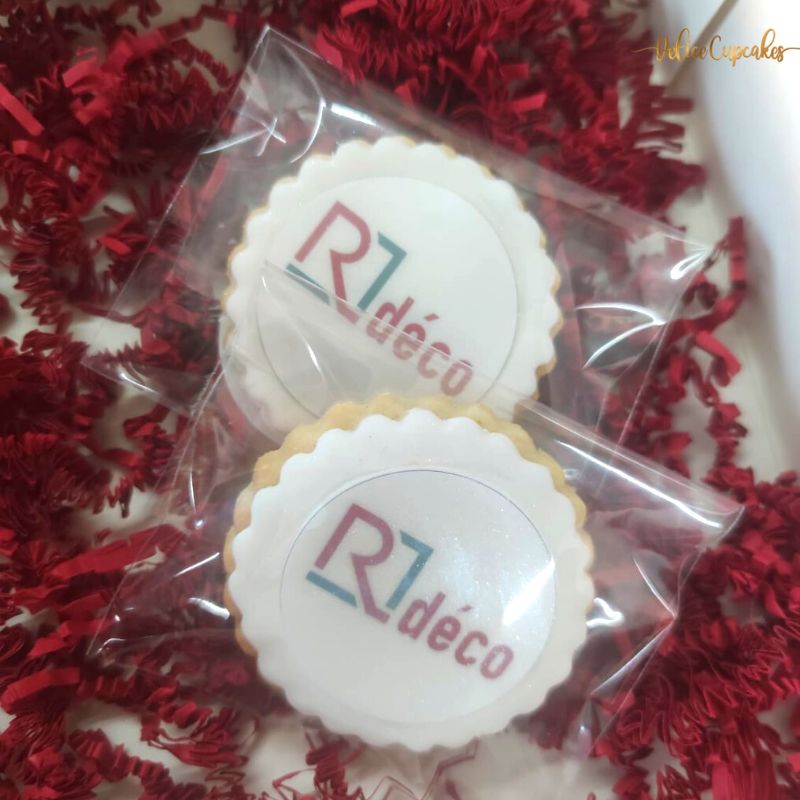 Biscuits personnalisés Fête d'Entreprise (Avec votre Logo)