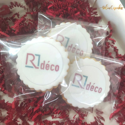 Biscuits personnalisés Fête d'Entreprise (Avec votre Logo)
