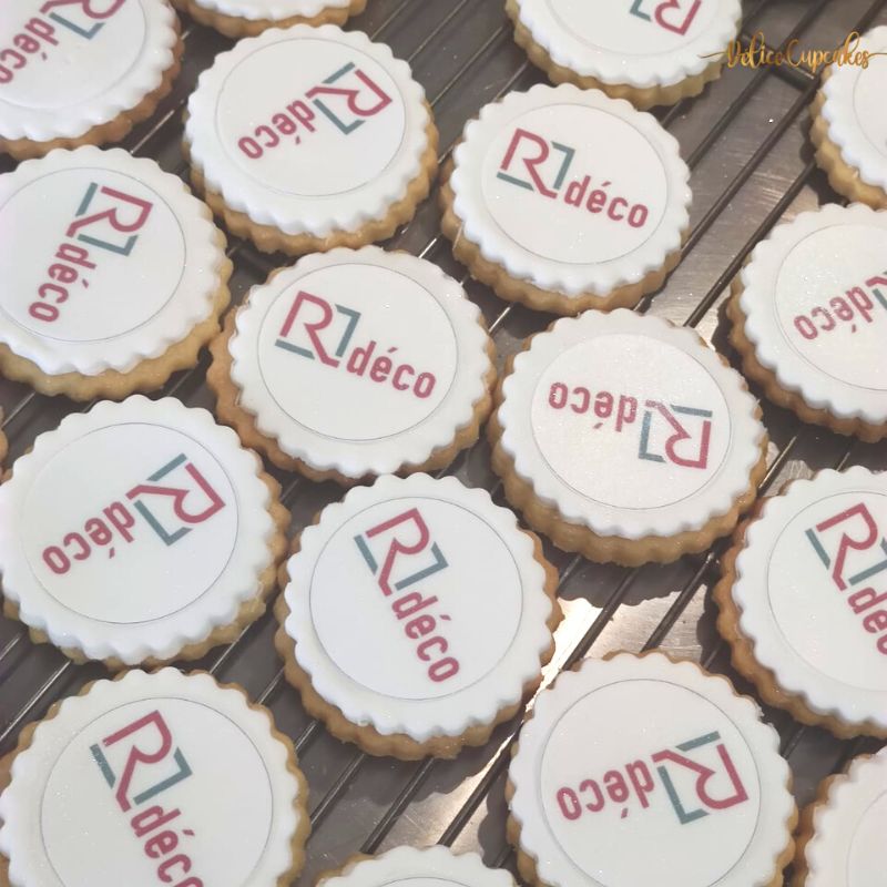 Biscuits personnalisés Fête d'Entreprise (Avec votre Logo)