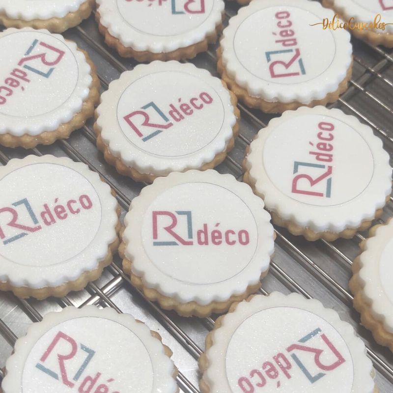 Biscuits personnalisés Fête d'Entreprise (Avec votre Logo)