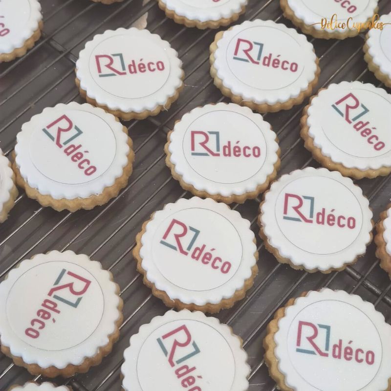 Biscuits personnalisés Fête d'Entreprise (Avec votre Logo)