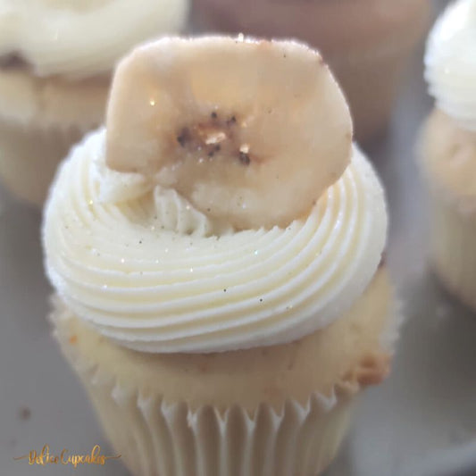 Cupcake Banane/Vanille à partir de