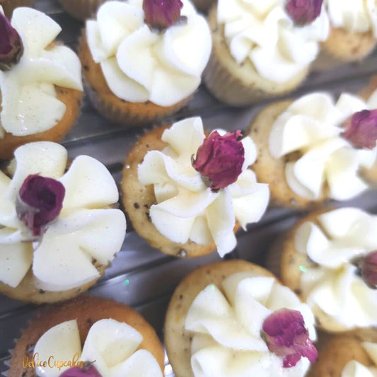 Mini Cupcake Rose Cardamone à partir de