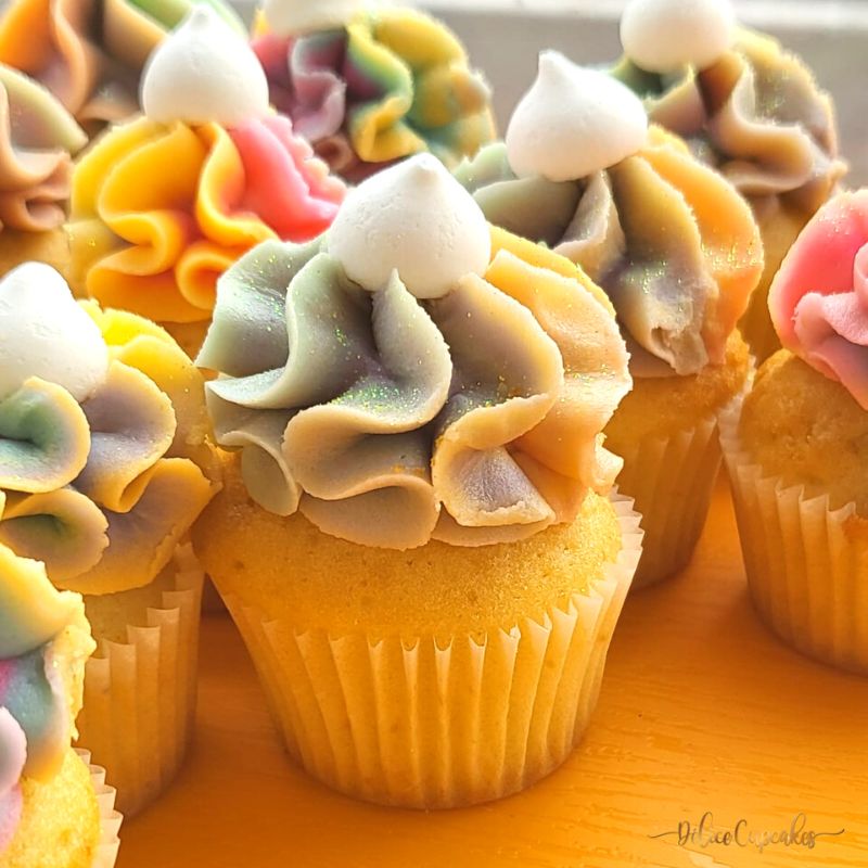 Mini Cupcake Vanille/Bonbons à partir de
