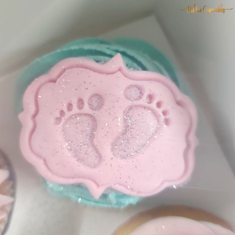 Cupcakes thème Bébé/ Naissance/ Gender Reveal à partir de
