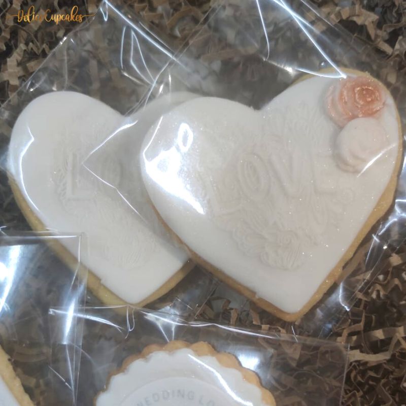 Biscuits personnalisés Thème Mariage/Amour à partir de