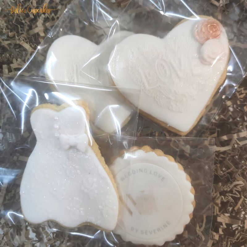 Biscuits personnalisés Thème Mariage/Amour à partir de