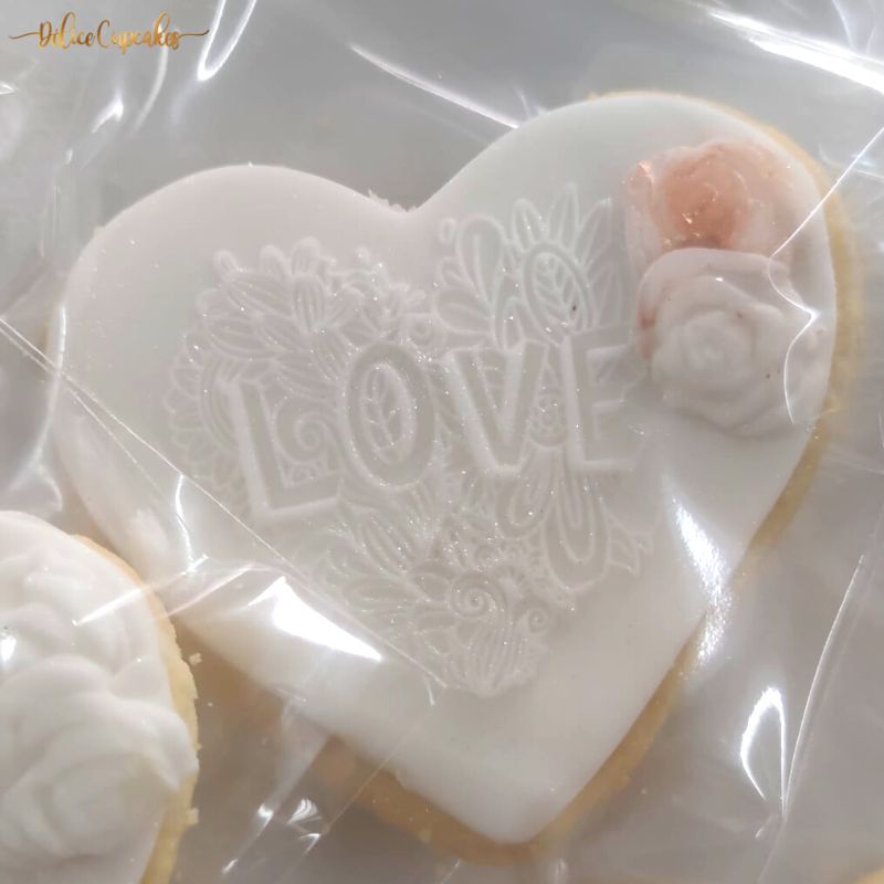 Biscuits personnalisés Thème Mariage/Amour à partir de