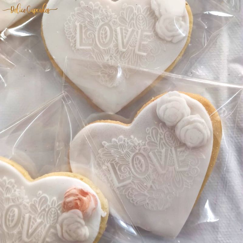 Biscuits personnalisés Thème Mariage/Amour à partir de