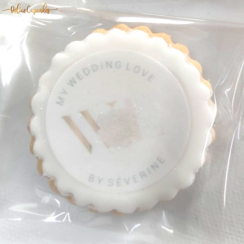 Biscuits personnalisés Thème Mariage/Amour à partir de