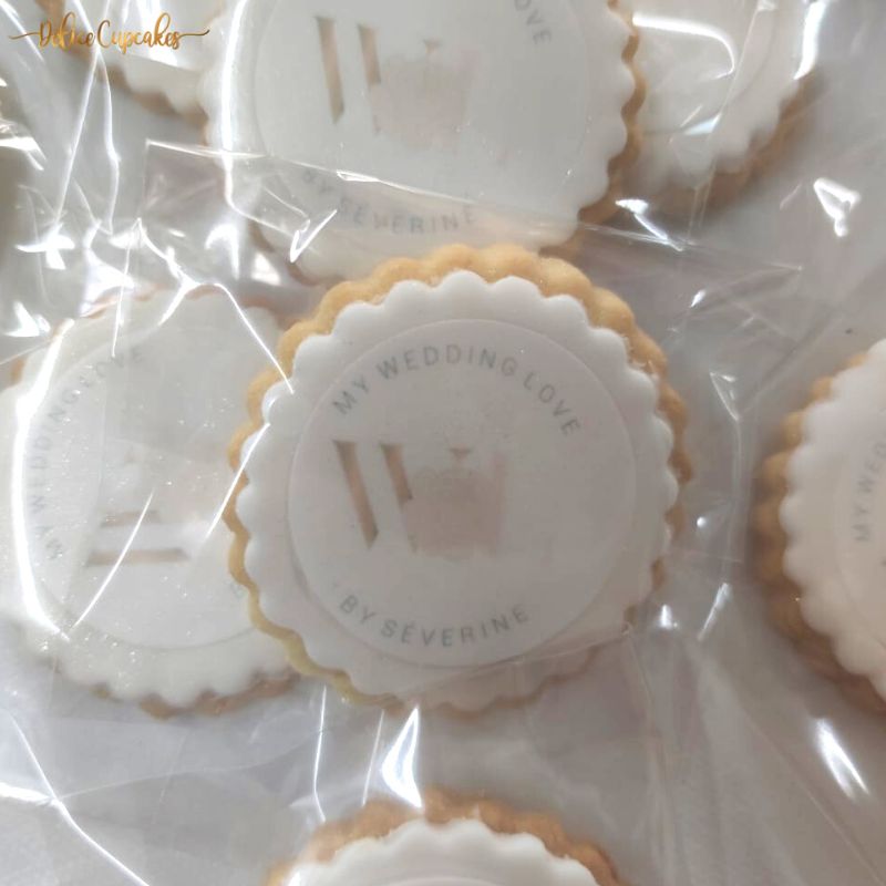 Biscuits personnalisés Thème Mariage/Amour à partir de
