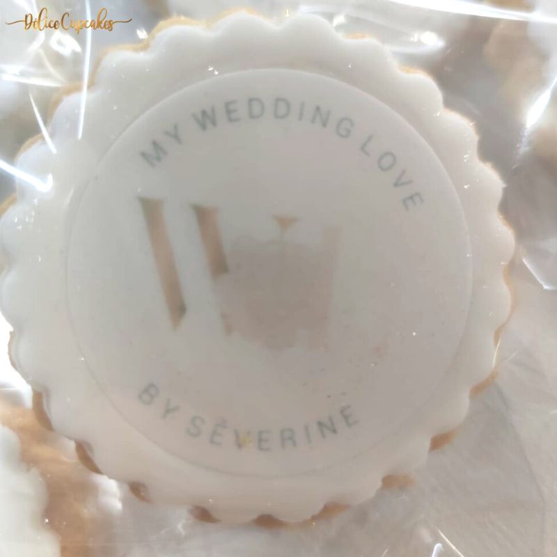 Biscuits personnalisés Thème Mariage/Amour à partir de