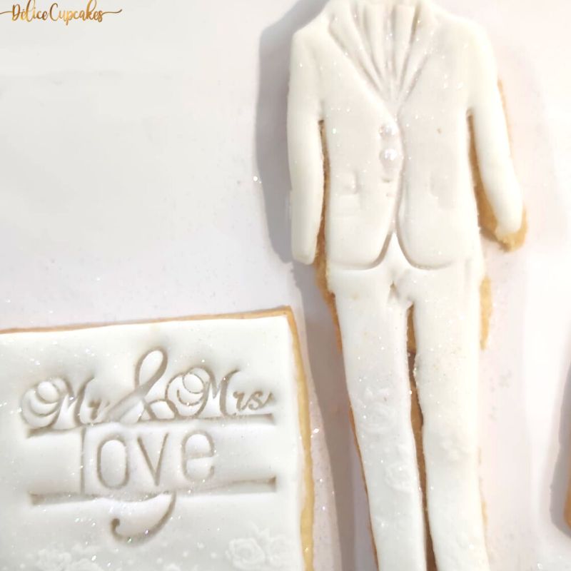 Biscuits personnalisés Thème Mariage/Amour à partir de