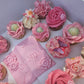 Coffret de cupcakes à offrir thème Fleurs