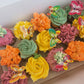 Coffret de cupcakes à offrir thème Fleurs