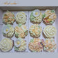 Coffret de cupcakes à offrir thème Fleurs