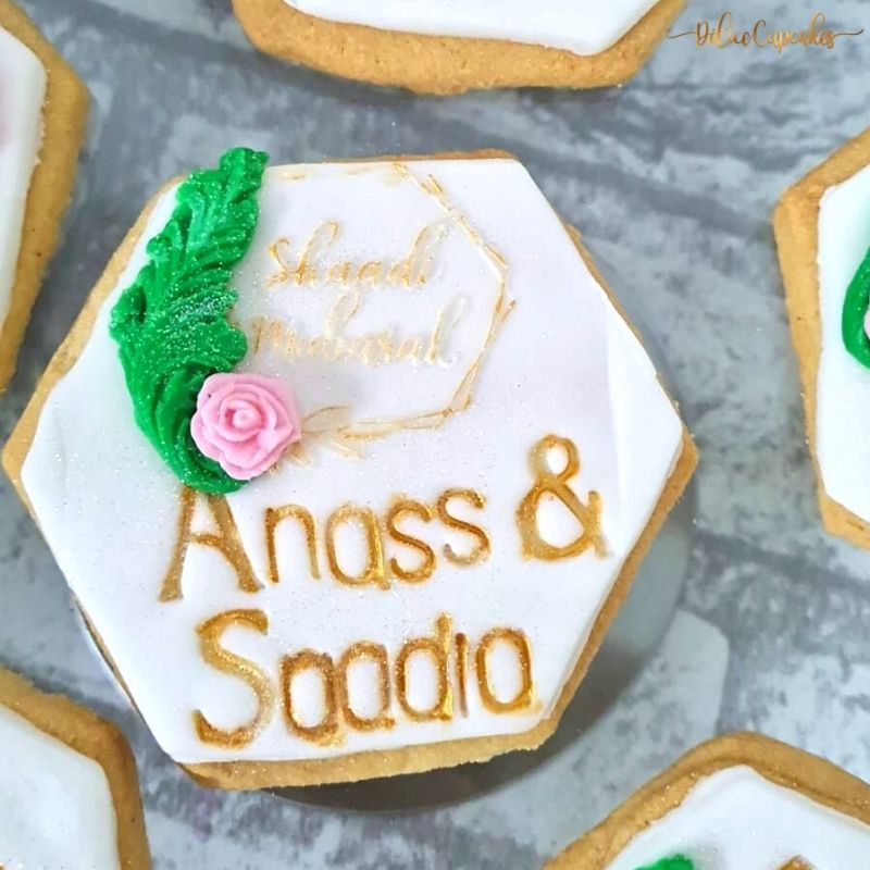 Biscuits personnalisés Thème Mariage/Amour   à partir de