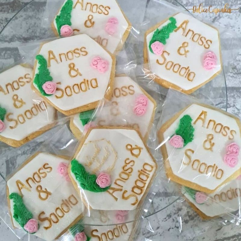 Biscuits personnalisés Thème Mariage/Amour   à partir de