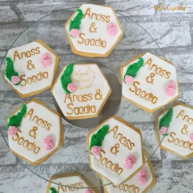 Biscuits personnalisés Thème Mariage/Amour   à partir de