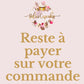 Reste à payer sur commande