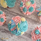 Coffret de cupcakes à offrir thème Fleurs