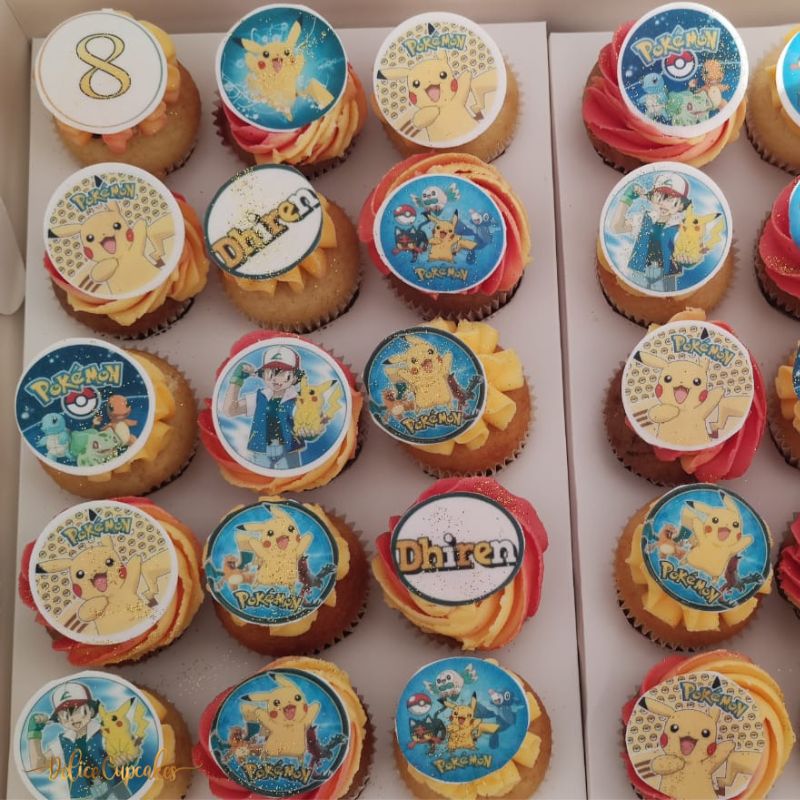 Layer Cake design thème Pokémon-Pikachu sur commande à la Réunion! –  Délicecupcakes