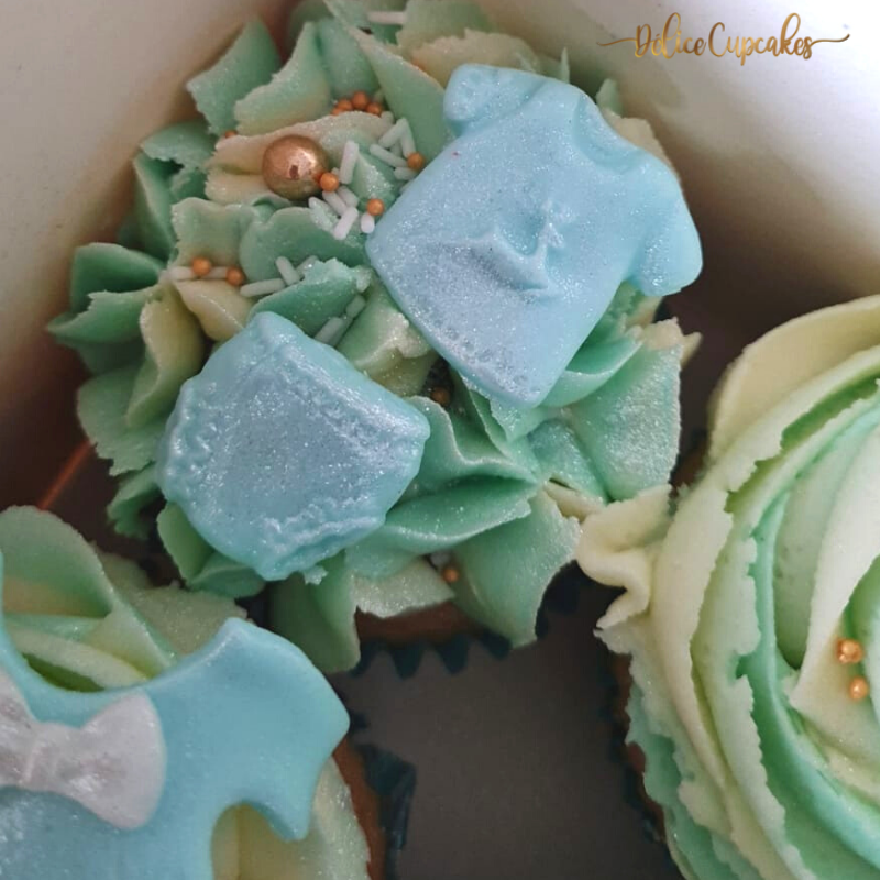 Coffret de cupcakes à offrir pour une Naissance