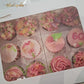 Coffret de cupcakes à offrir thème Fleurs