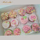 Coffret de cupcakes à offrir thème Fleurs