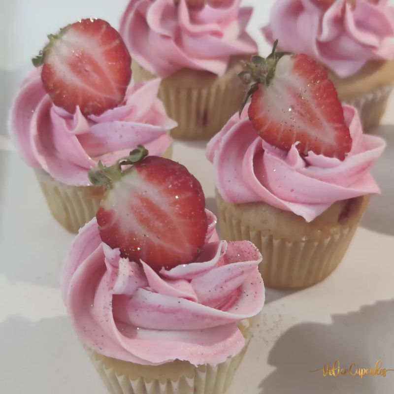 Cupcake Fraise