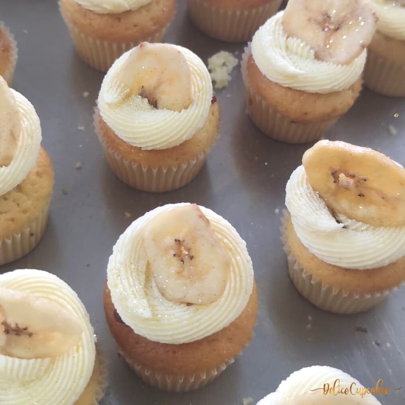 Mini Cupcake Banane/Vanille  à partir de