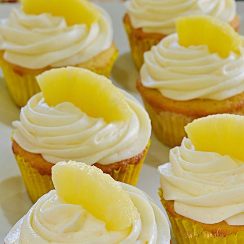 Cupcake Ananas
