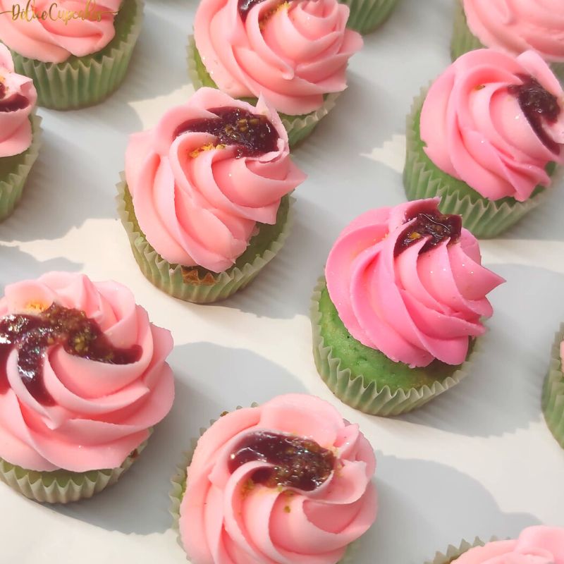 Cupcake Pistache Framboise