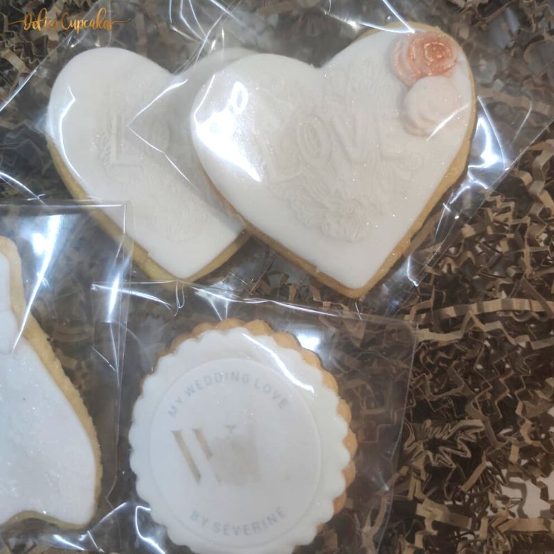 Biscuits personnalisés Thème Mariage/Amour   à partir de