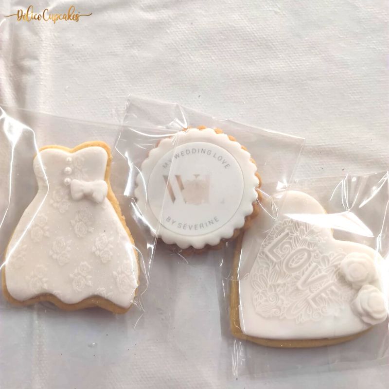 Biscuits personnalisés Thème Mariage/Amour   à partir de