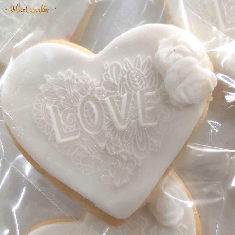 Biscuits personnalisés Thème Mariage/Amour   à partir de