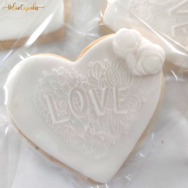 Biscuits personnalisés Thème Mariage/Amour   à partir de