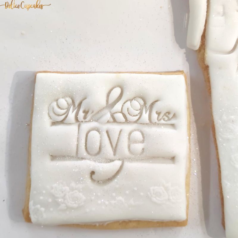 Biscuits personnalisés Thème Mariage/Amour   à partir de