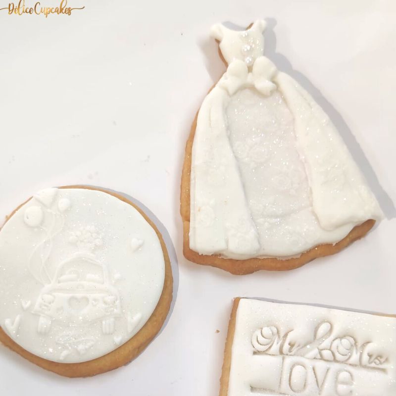 Biscuits personnalisés Thème Mariage/Amour   à partir de